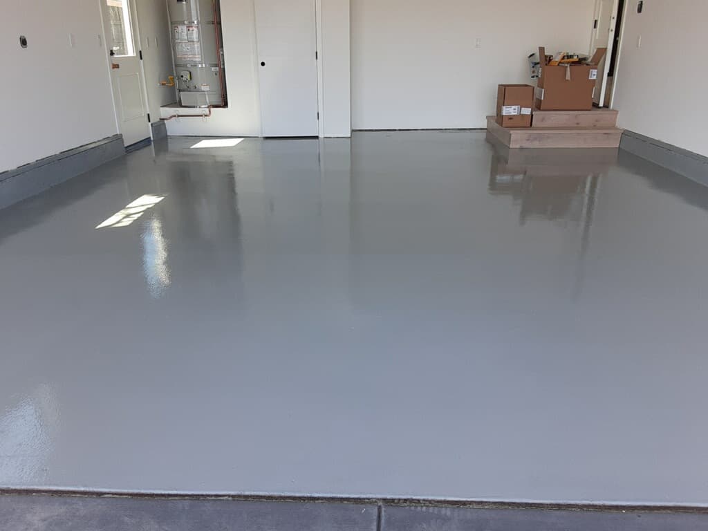 Epoxy garage floor coating