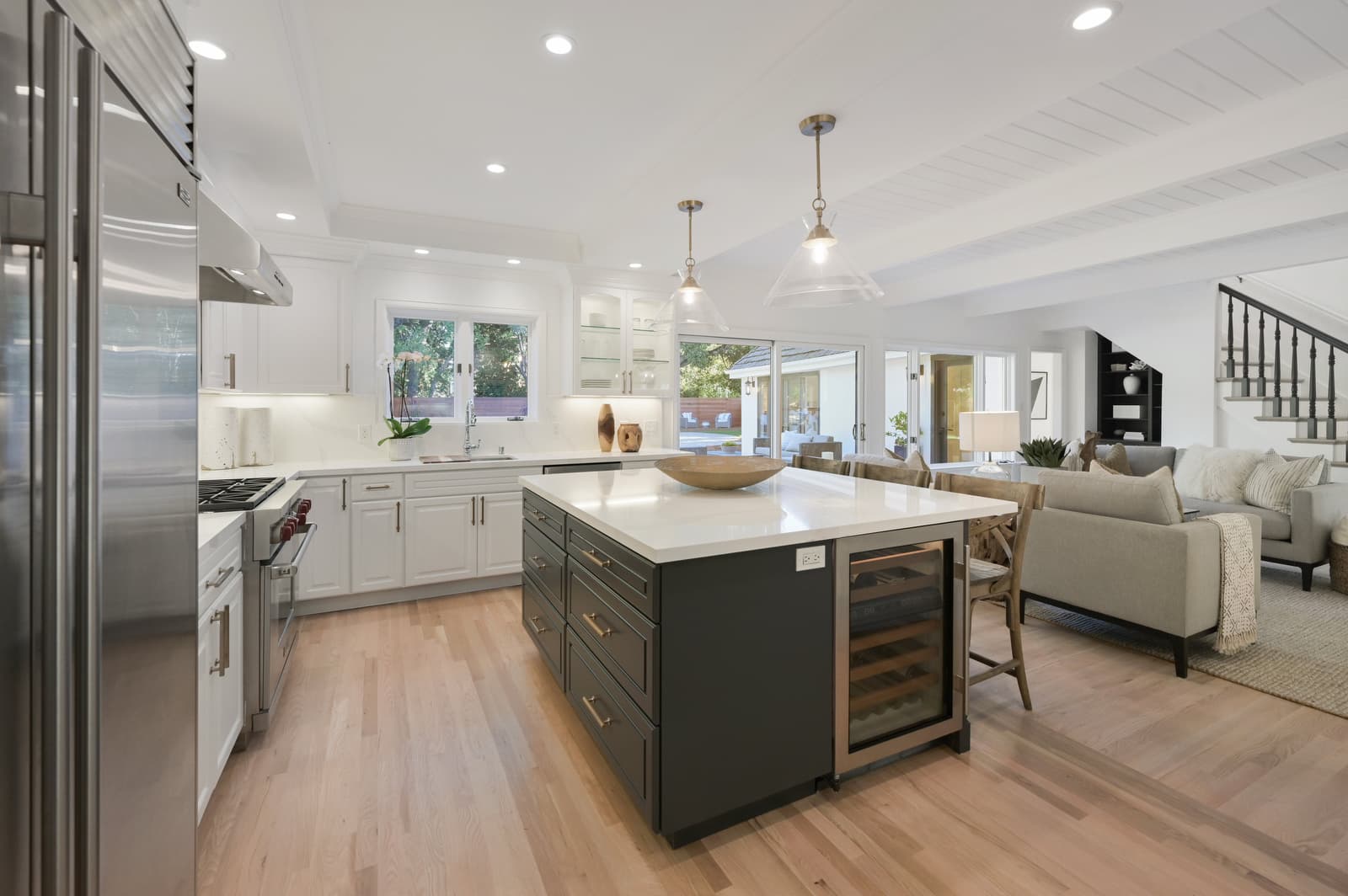 Open kitchen interior painting