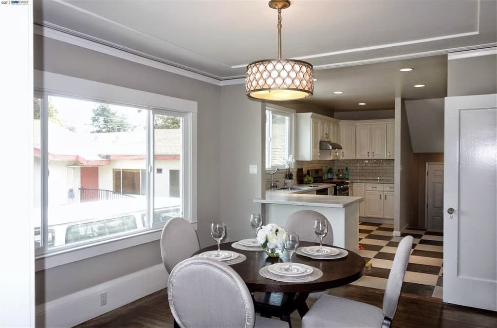 Interior dining room painting